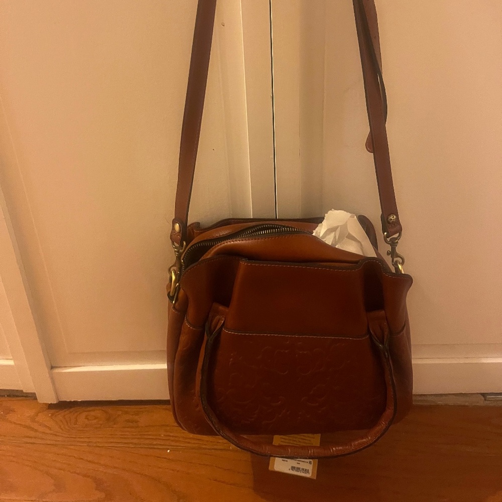 Patricia Nash folklore leather purse